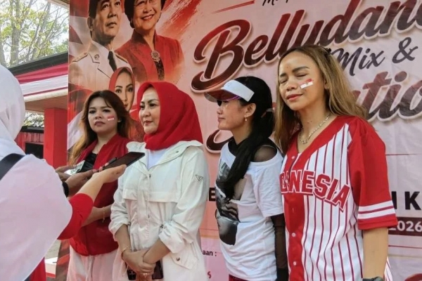 Semarakkan HUT ke-81 RI, DPC PDI Perjuangan Cianjur Gelar Senam Bellydance & Salsation untuk Perempuan