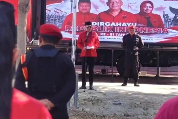 DPD PDI Perjuangan Sulteng Gelar Upacara Bendera hingga Lomba Kuliner Resep Bung Karno