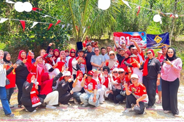 DPLN PDI Perjuangan Gelar Peringatan HUT ke-81 RI Bersama WNI di Hulu Langat Malaysia