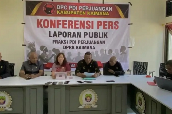 Fraksi PDI Perjuangan Kaimana Siap Tolak APBD-P 2026 Jika Kepentingan Rakyat Dicederai