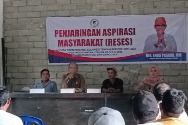 Enos Komitmen Kawal Tiga Aspirasi Warga Desa Kalora