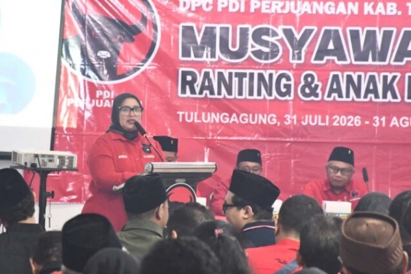 DPC PDI Perjuangan Tulungagung Kukuhkan Pengurus Ranting, Targetkan Kemenangan Tebal pada Pemilu 2029