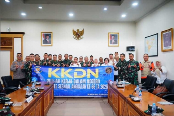 Krisantus Tekankan Pemahaman Isu Strategis Perbatasan Bagi Perwira Siswa Dikreg Seskoal 