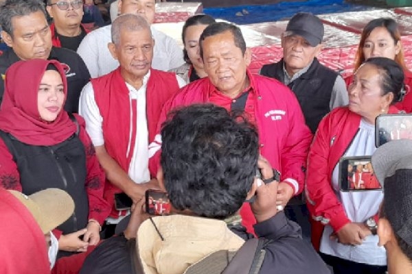 Jalankan Instruksi Megawati, PDI Perjuangan Sumut Salurkan Bantuan Erupsi Sinabung di Karo