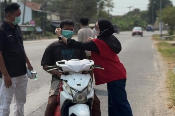 Terkena Imbas Hujan Abu Anak Krakatau, Warga Lampung Selatan Dapat Amunisi Kesehatan Gratis!