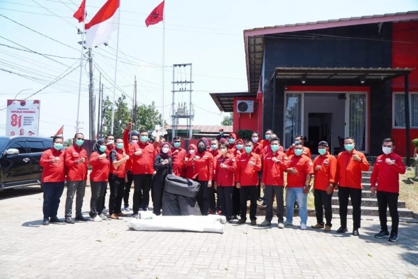Perkuat Mitigasi Bencana di Selat Sunda, DPD PDI Perjuangan Lampung Disiplin Siagakan Pulau Sebesi