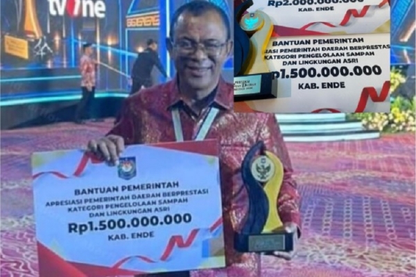 Bupati Ende NTT Raih Dua Penghargaan Jadi Motivasi Tingkatkan Pelayanan Publik