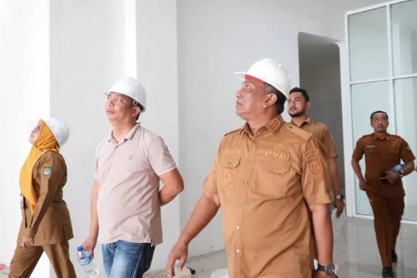 Tekankan Kualitas MEP, Bupati Anton Sidak Pembangunan Gedung DPRD