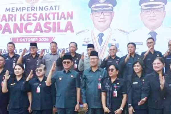 Hari Kesaktian Pancasila, Ini Pesan Bupati Minut Joune Ganda