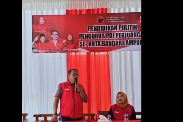 DPC PDI Perjuangan Bandar Lampung Gelar Pendidikan Politik Kader Akar Rumput