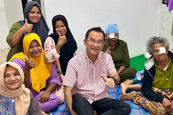 Rudi Center dan PDI Perjuangan Babel Gelar Skrining Katarak Gratis di Lima Wilayah
