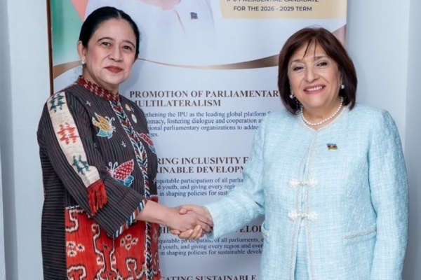 Puan Bahas Pemberdayaan Perempuan dalam Politik dengan Ketua Parlemen Azerbaijan
