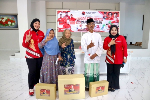 Wujud Kepedulian Wong Cilik, DPC PDI Perjuangan Jepara Gelar Pengobatan Gratis dan Bantuan Ibu Hamil