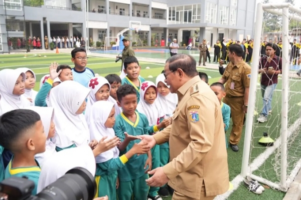 Pramono: Gedung Baru SDN dan SMPN di Jaktim Tak Kalah dengan Luar Negeri