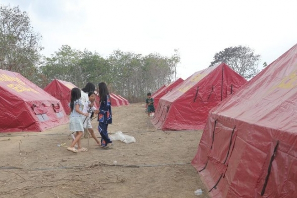 70 Unit Tenda Huntara Disiapkan Pemda Bangka Selatan Akibat Bencana Kebakaran