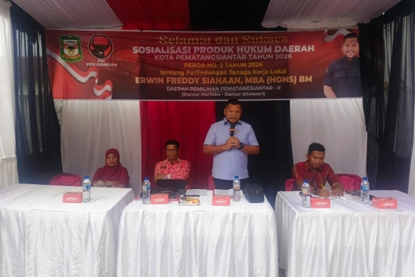 Erwin Siahaan: Masyarakat Penting Pahami Hak & Kewajiban Sebagai TK Lokal