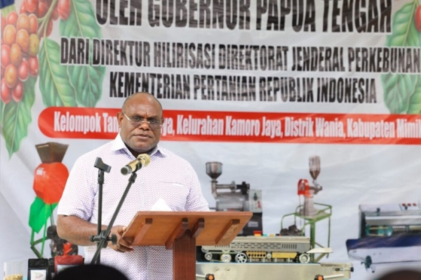 Gubernur Papua Tengah Ajak Petani Kopi Rancang Kemasan Menarik dari Setiap Kabupaten 