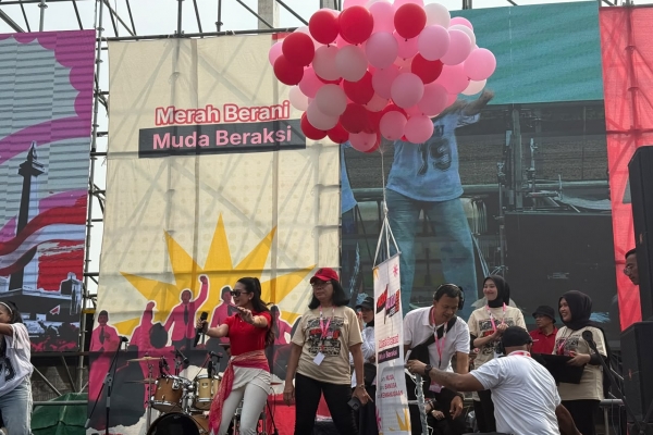 Yuke Yurike: Donasi Rp15.000 per Pengunjung Merah Muda Fest untuk Korban Karhutla Kalimantan