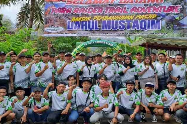 Doding Rahmadi Ajak Rider Trail Perkuat Gotong Royong Bangun Masjid 