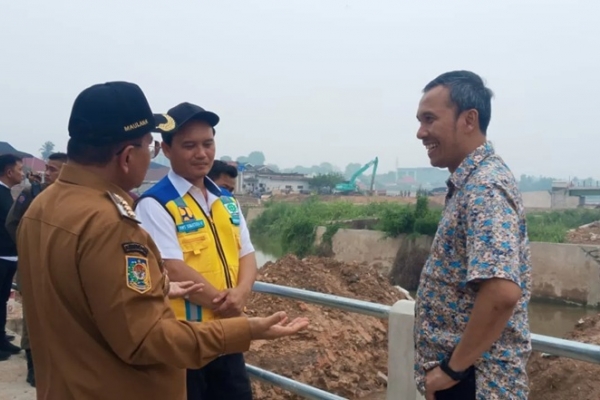 Edi Purwanto: Kolam Retensi Telago Kajang Lako Akan Jadi Contoh Pengendalian Banjir Nasional
