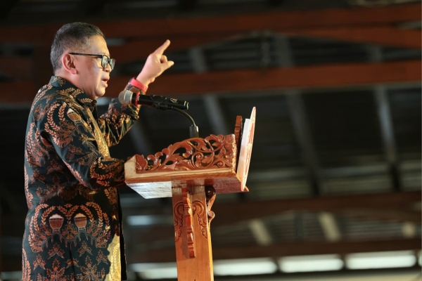 Kongres X Gerakan Pemuda Marhaenis Dibuka di Hari Sumpah Pemuda, Hasto Bawa Tiga Pesan Megawati