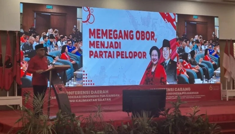 Konferda PDI Perjuangan Kalsel, Azwar Anas Ingatkan Kader Aktif Turun ke Masyarakat