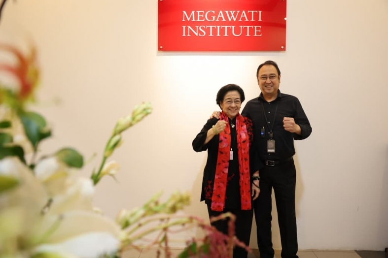 Megawati Soekarnoputri Kunjungi Kantor Baru Megawati Institute