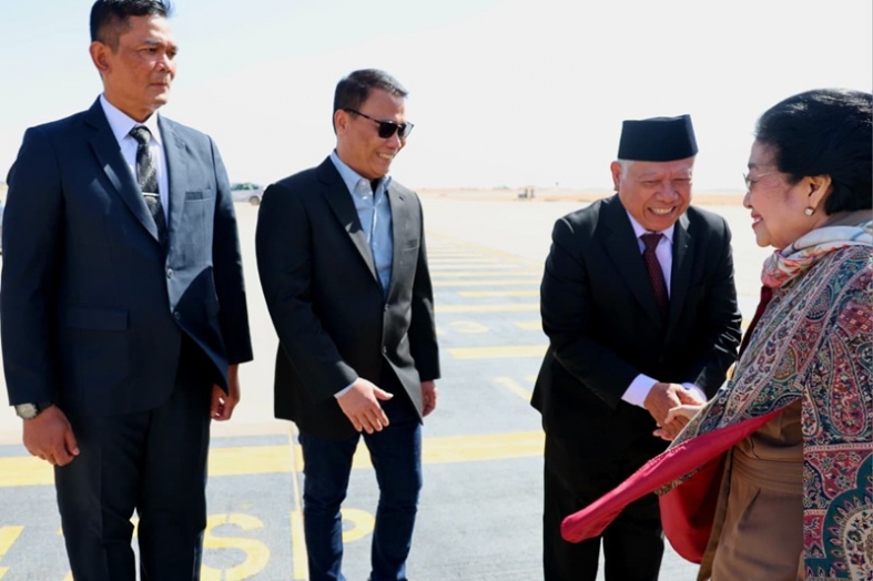 Megawati Tiba di Riyadh, Disambut Dubes RI untuk Arab Saudi
