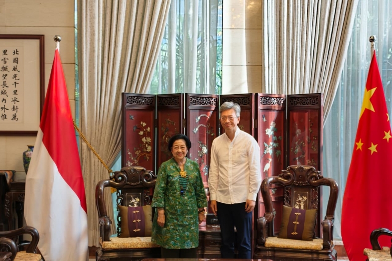 Perkuat Hubungan Bilateral, Dubes Tiongkok Temui Megawati Soekarnoputri
