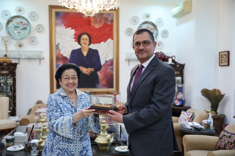 Kuasa Usaha Kedubes Irak Kunjungi Megawati Bahas Geopolitik di Timur Tengah 