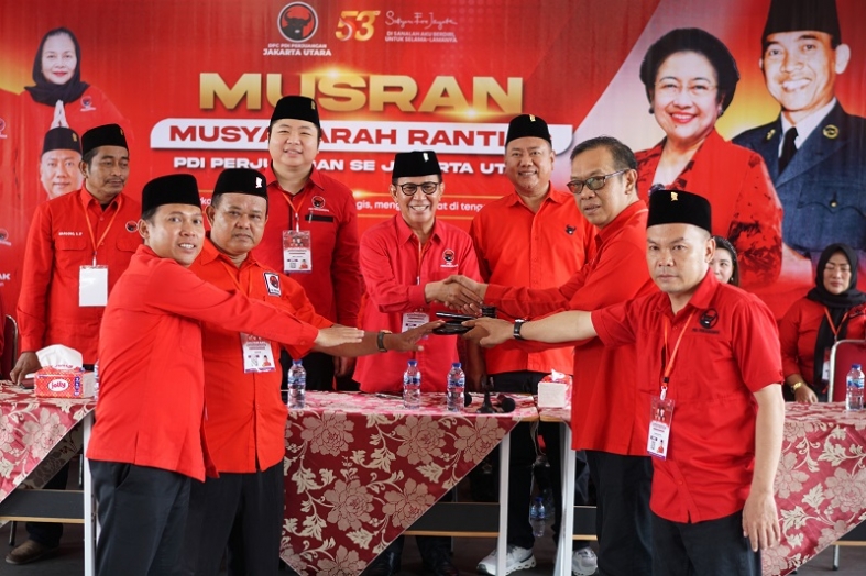 Perkuat Akar Rumput, PDI Perjuangan Jakarta Utara Gelar Musran Serentak di 31 Kelurahan