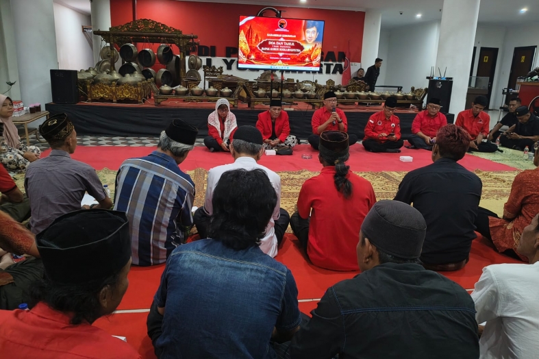 Tahlil Tujuh Hari Wafatnya Guruh Soekarnoputra, PDI Perjuangan DIY Kenang Kiprahnya dalam Kebudayaan
