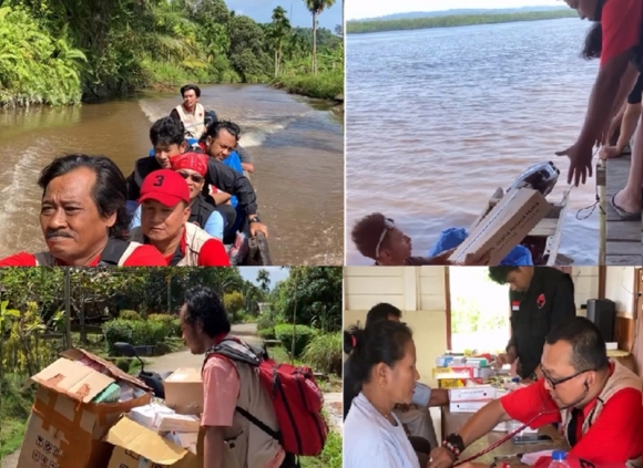 Menyusuri Sungai dan Bakau, Tim Kesehatan PDI Perjuangan Antar Harapan ke Desa Terisolir Mentawai