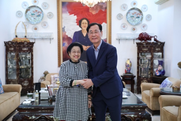 Bahas Reunifikasi Korea, Penasihat Presiden Korsel Bertemu Ibu Megawati Soekarnoputri
