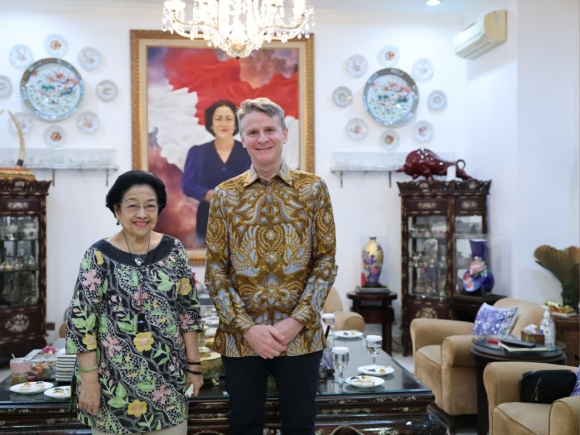 Megawati dan Dubes Australia Bahas Hubungan Kedua Negara dan Dinamika Global