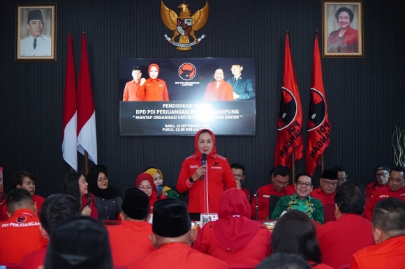 Perkuat Barisan Akar Rumput, PDI Perjuangan Lampung Gelar Pendidikan Politik