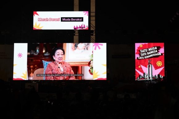Megawati di Merah Muda Fest: Banyak Orang Pintar Tapi Hatinya Goyang dan Tak Punya Nyali