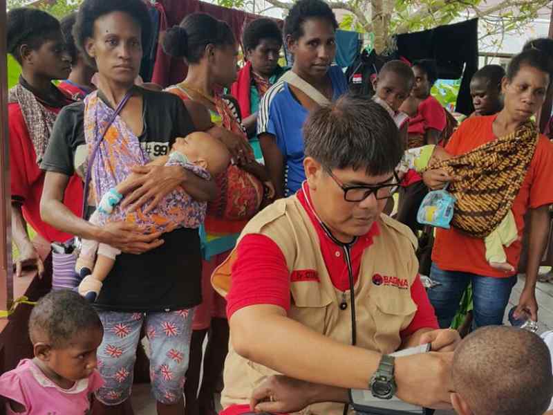 Baguna Papua Teruskan Penangganan KLB Asmat