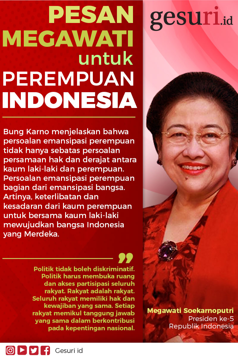 Pesan Megawati Untuk Perempuan Indonesia