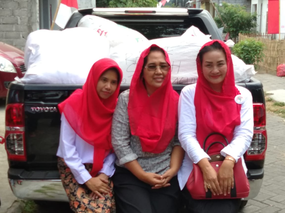 Rampak Sarinah Tulungagung Kirim Bantuan ke Lombok