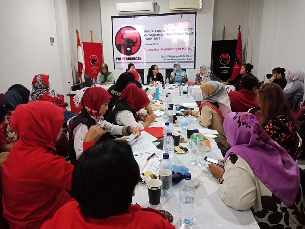 PDI Perjuangan Depok Gelar Diskusi Soal Kekerasan Perempuan