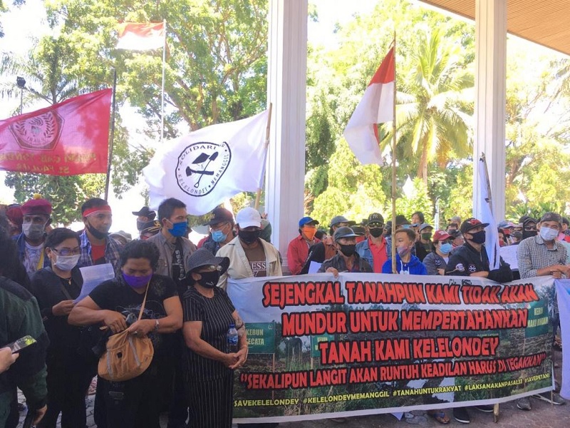 GMNI Perjuangkan Hak Petani Kelelondey di Minahasa