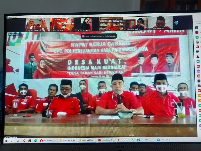 Rakercab Banteng Aceh Sukses di Seluruh Kabupaten dan Kota