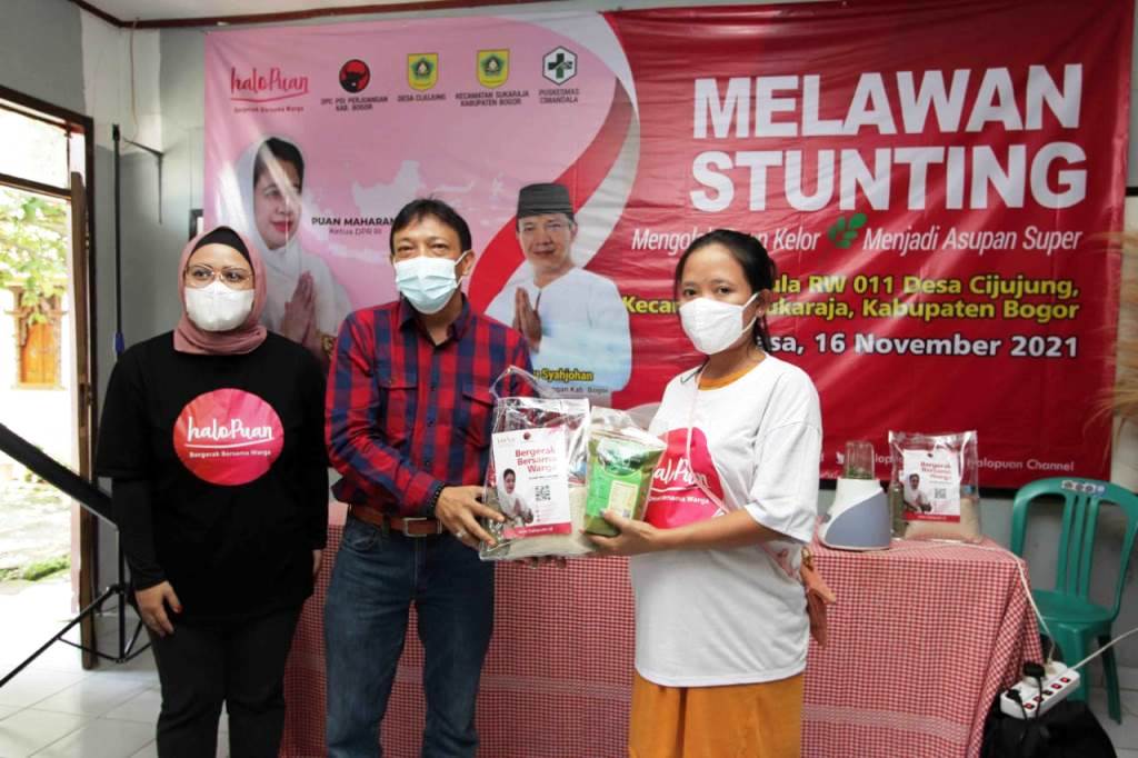 HaloPuan Gelar Sosialisasi Gerakan Melawan Stunting di Bogor