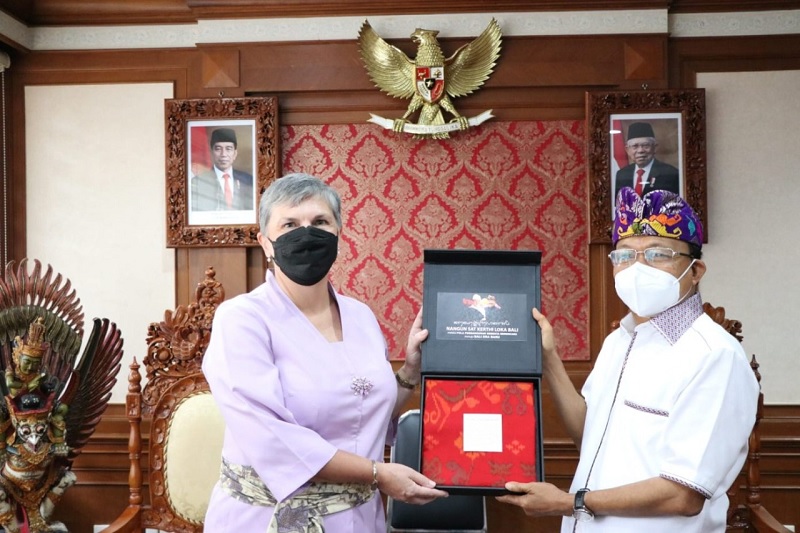 Terima Dubes Australia, Koster Kampanye Bali Aman Dikunjungi