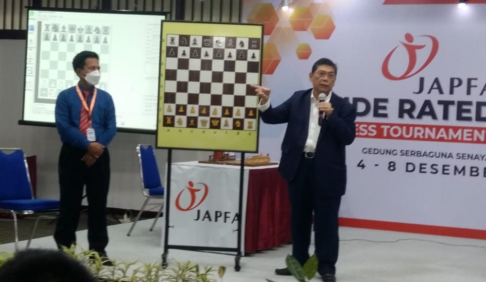Utut Berbagi Ilmu di JAPFA FIDE Rated Chess Tournament