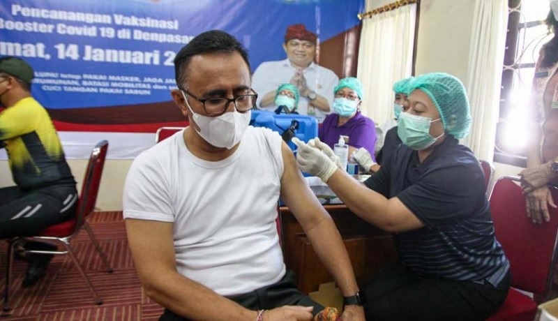 Wali Kota Jaya Negara Resmi Canangkan Vaksinasi Booster 