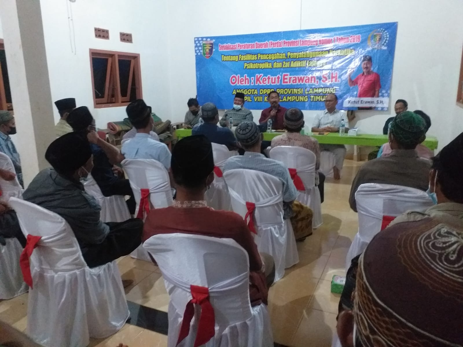 Ketut Erawan Sosialisasi Perda Bahaya Narkoba di Lampung