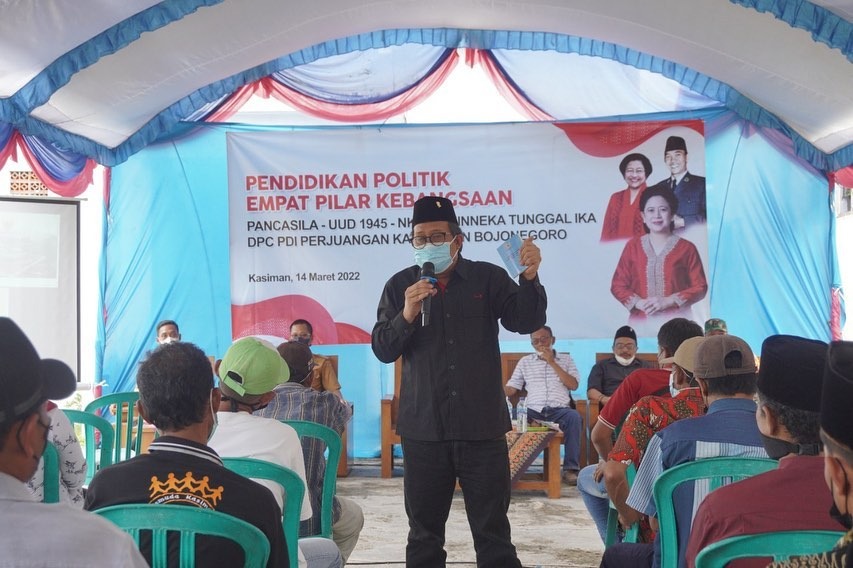 Abidin Gelar Sosialisasi Empat Pilar MPR RI di Desa Batokan