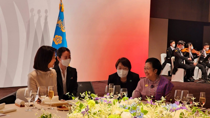 Megawati Hadiri Jamuan Gala Dinner Presiden Korsel